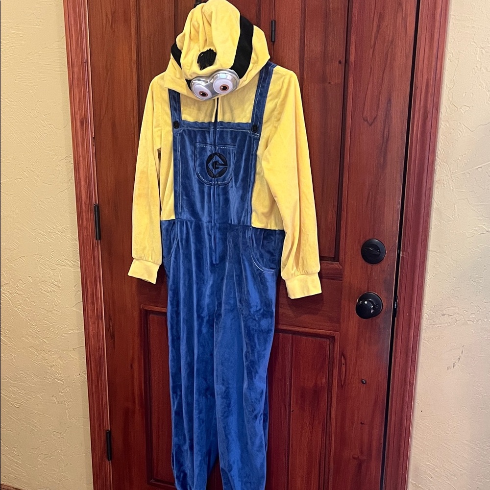 Yellow and Blue Minion Costume Onesie